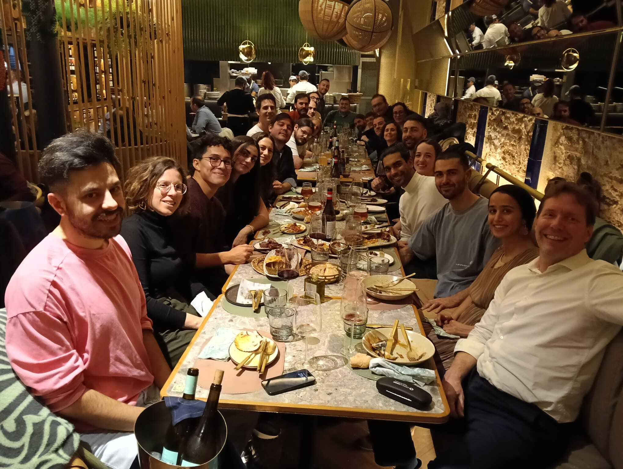 Having fun … with friends